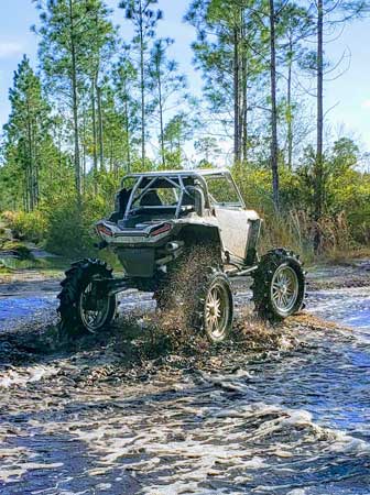 Hatfield ATV Rental & Repair ATV water no issue